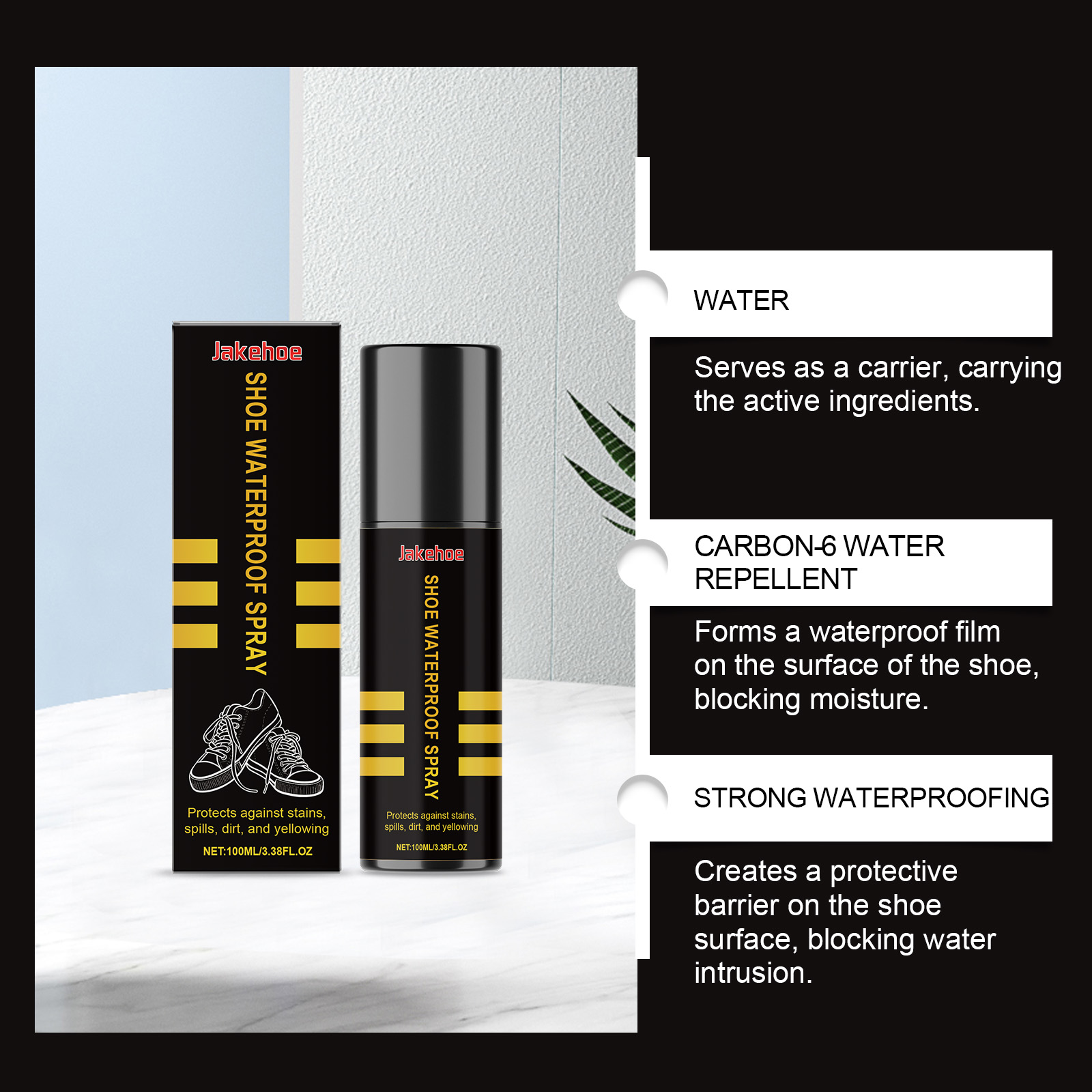 Shoe Waterproof Protector Spra - đánh giá và giá White Sneaker Care Kit