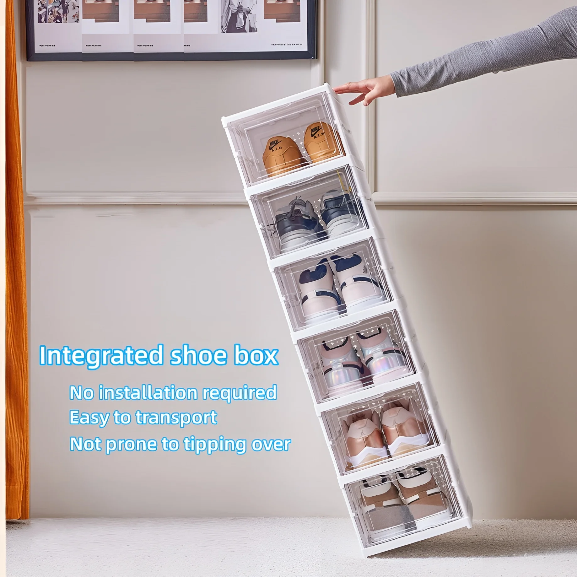 6 Layers Shoes Box Foldable Tr - đánh giá và giá Sneaker Care Box