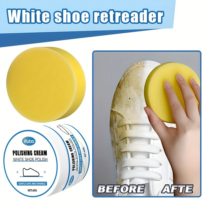 IFUBO White Shoe Cream: Fast-E - đánh giá và giá White Sneaker Care Kit