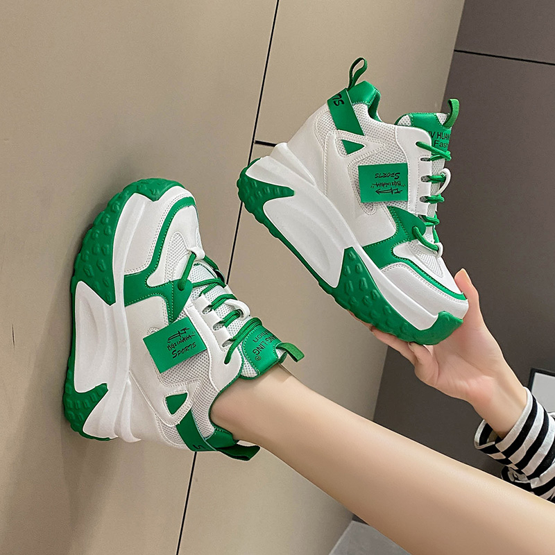 9.5CM Women High Platform Snea - đánh giá và giá Leather Sneaker Care Kit