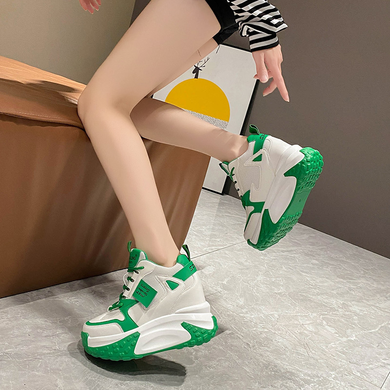 9.5CM Women High Platform Snea - đánh giá và giá Leather Sneaker Care Kit