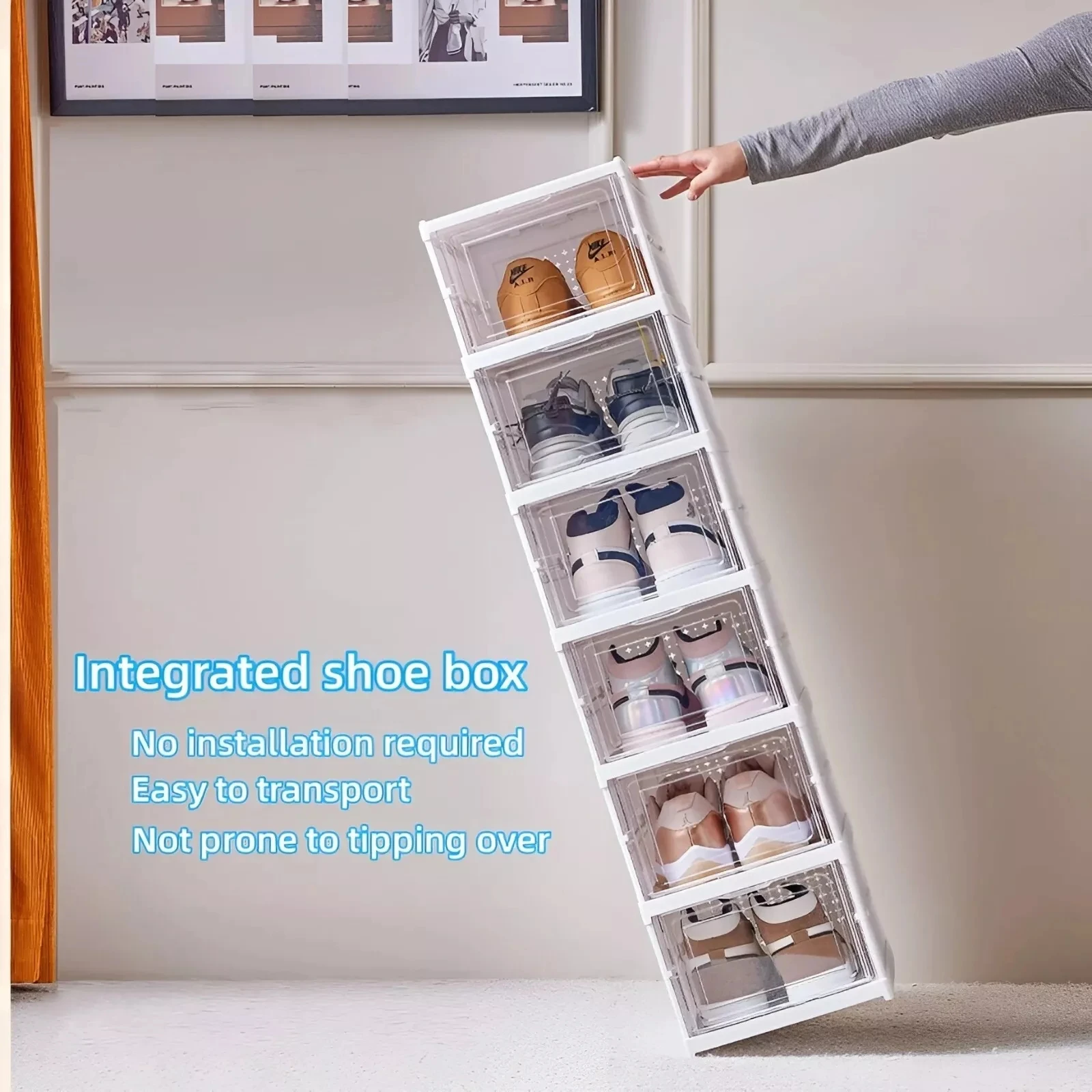 3/6 Layers Foldable Shoes Stor - đánh giá và giá Sneaker Case