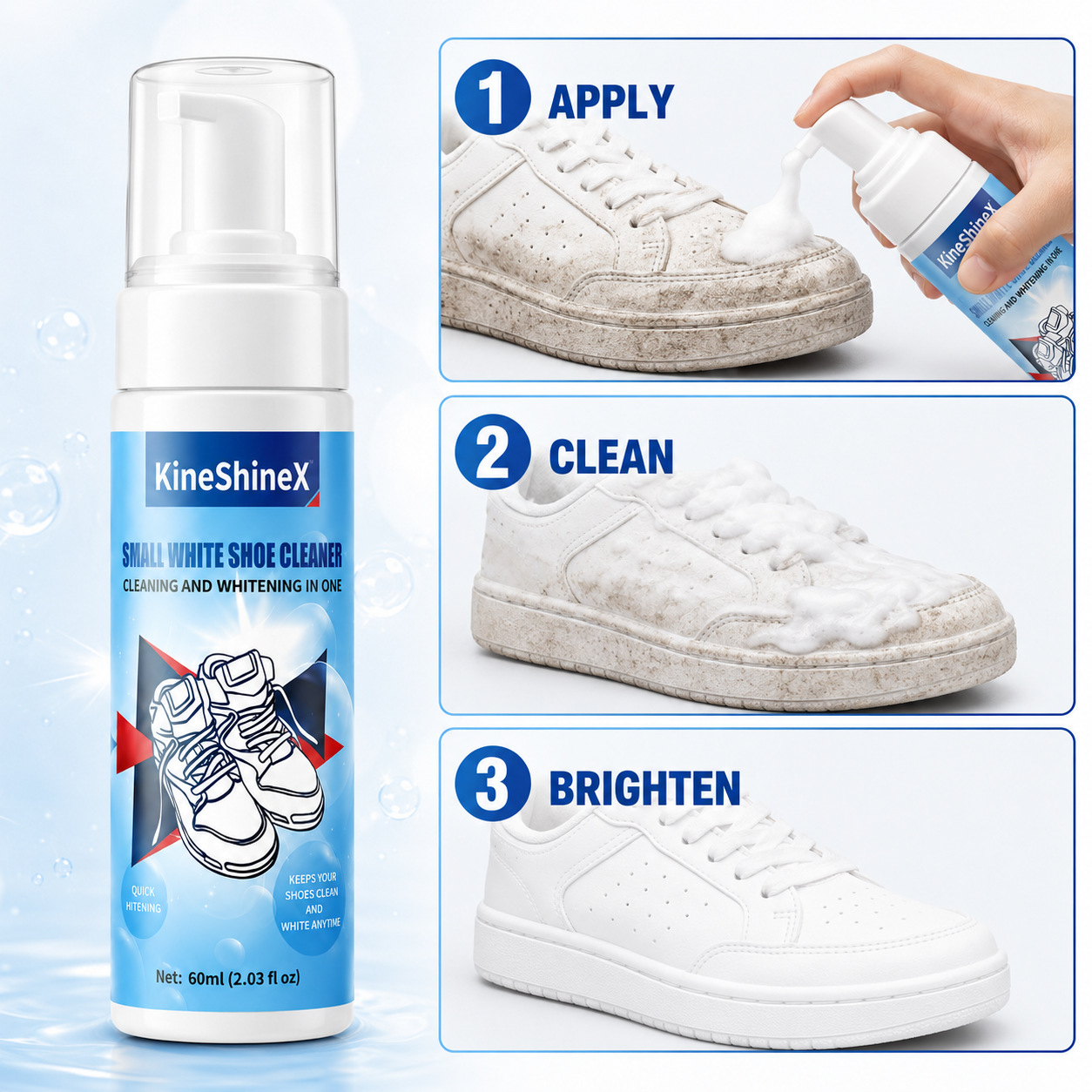 Gihen Shoe Cleaner Kits Water- - đánh giá và giá Sneaker Care