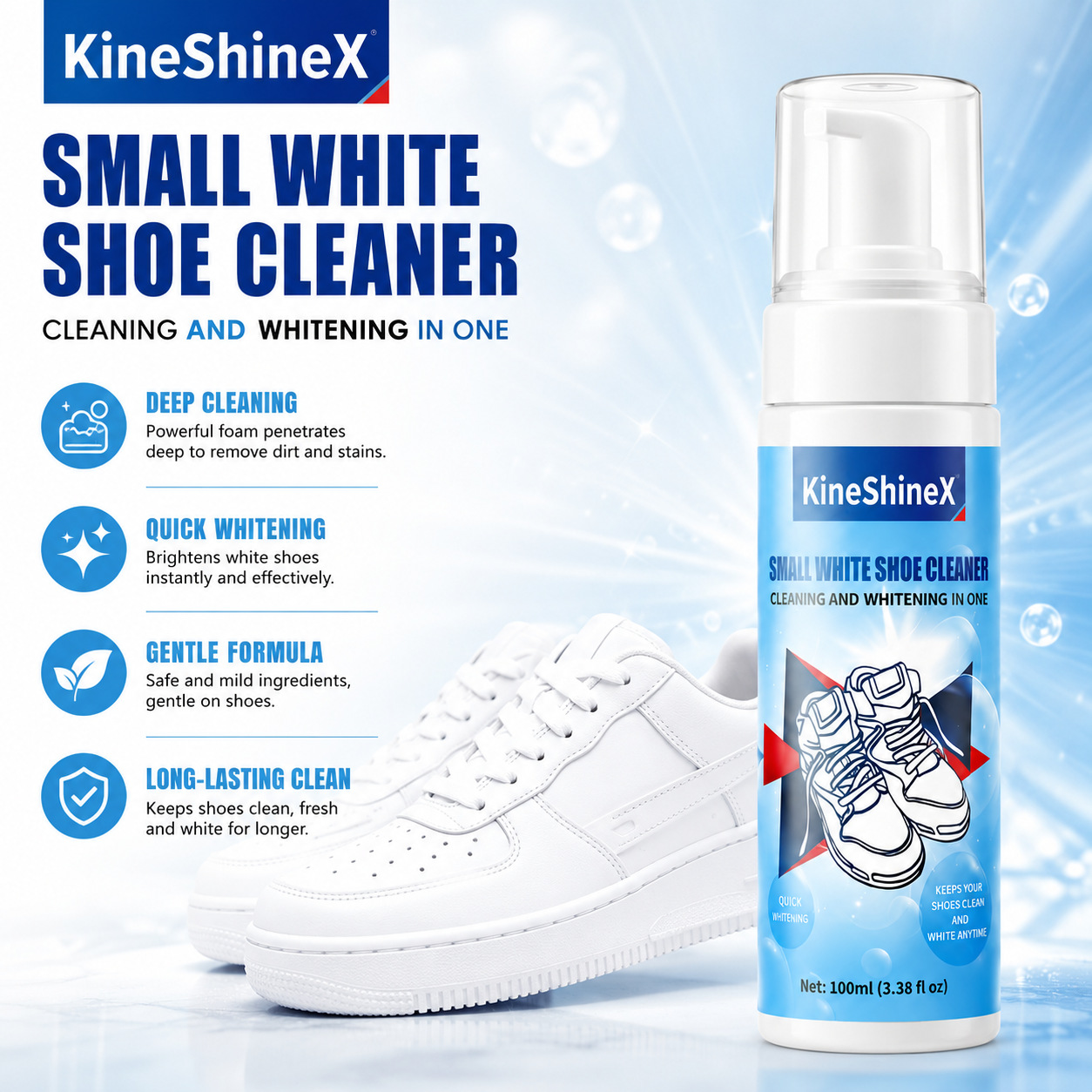 Gihen Shoe Cleaner Kits Water- - đánh giá và giá Sneaker Care